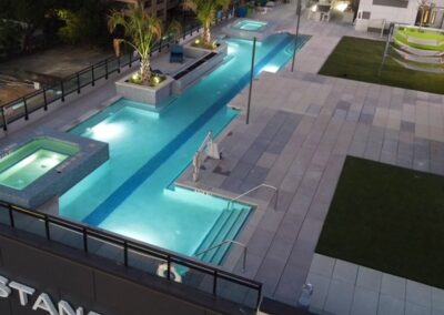 The Standard rooftop commercial pool design