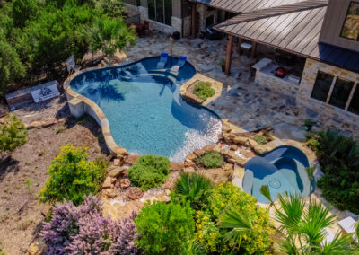 freeform flagstone pool