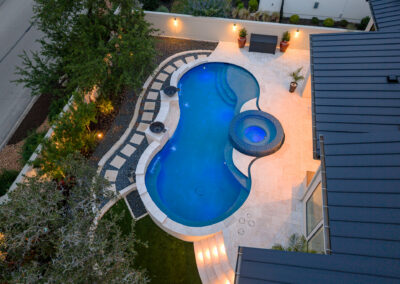 pool and spa