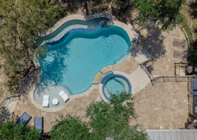 freeform infinity pool