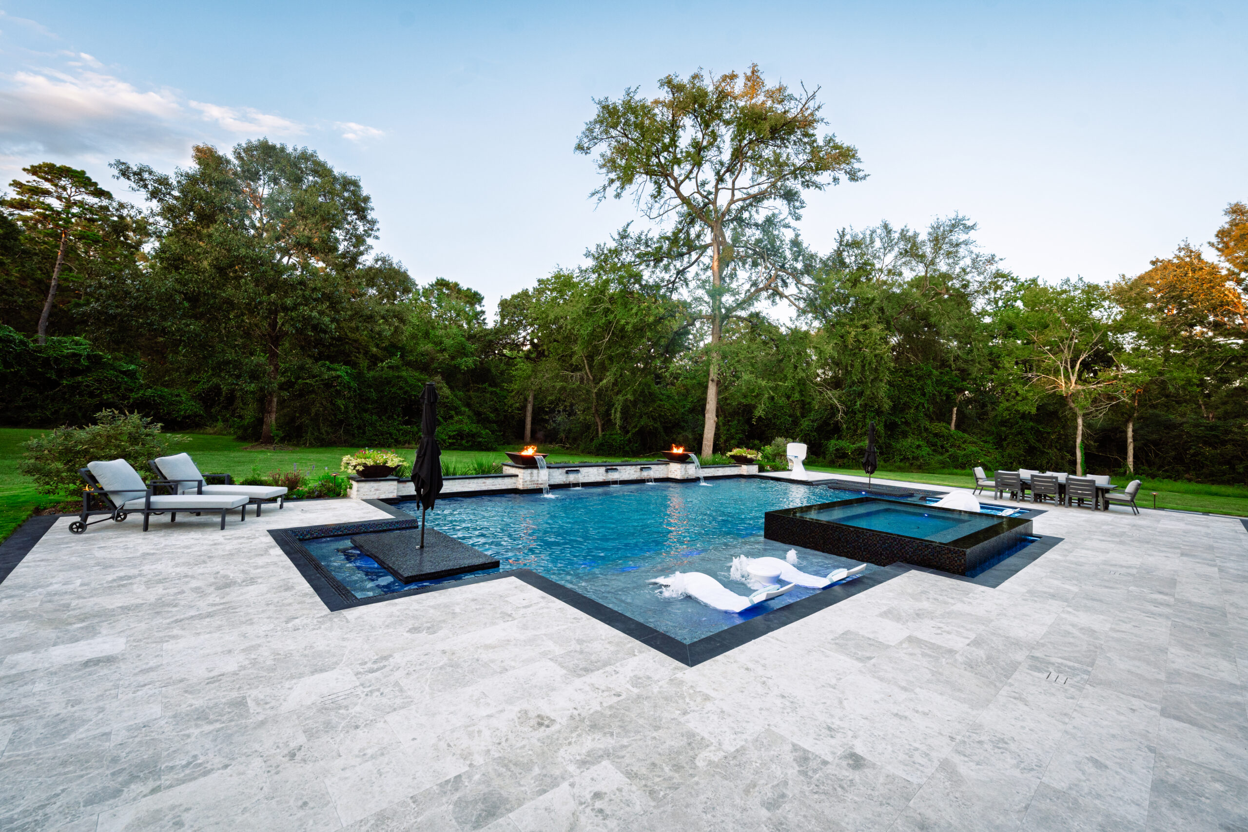 large custom swimming pool