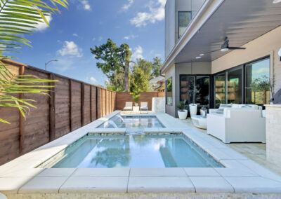 small pool for a narrow backyard